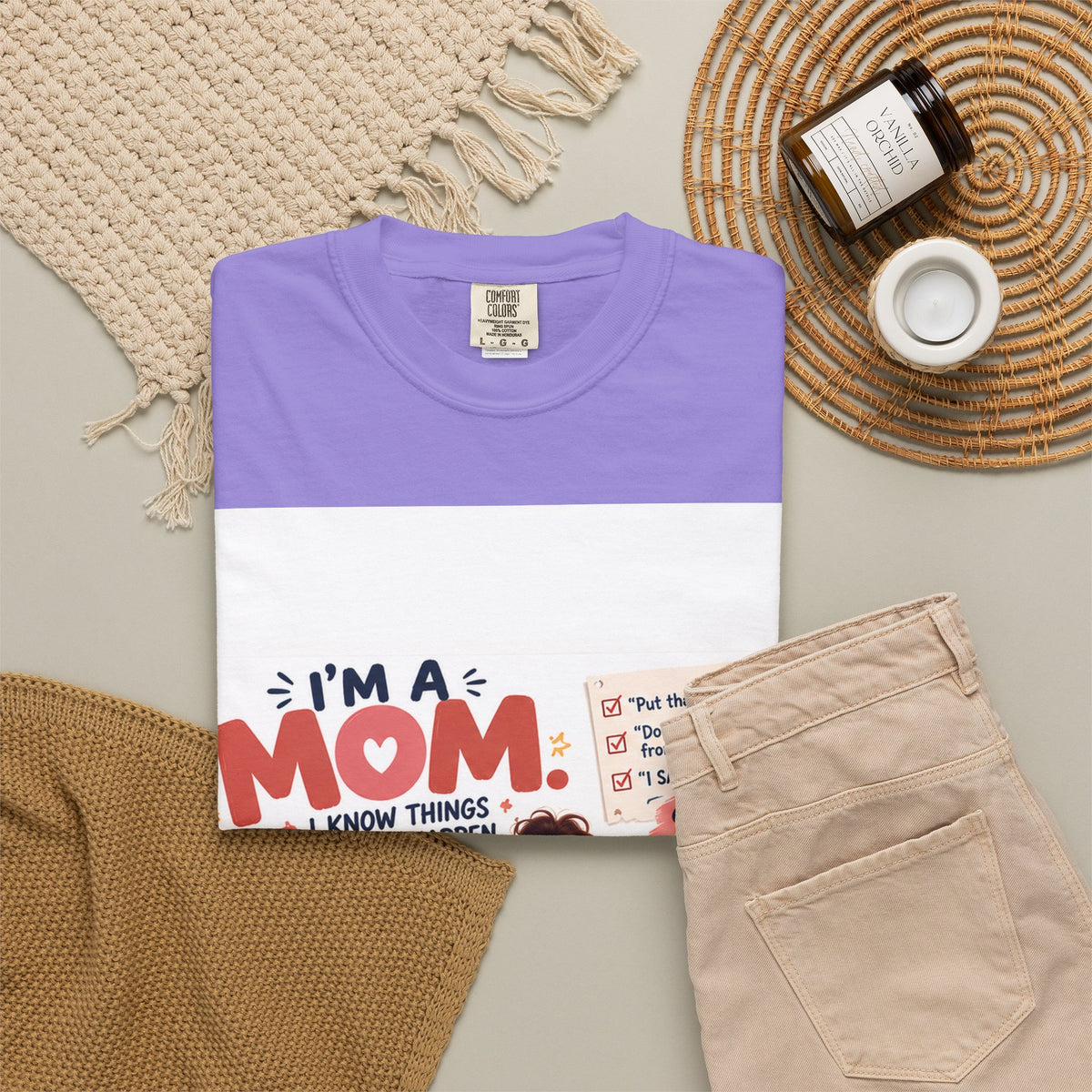 I'm a Mom Graphic T-Shirt – Funny Motherhood Family Design