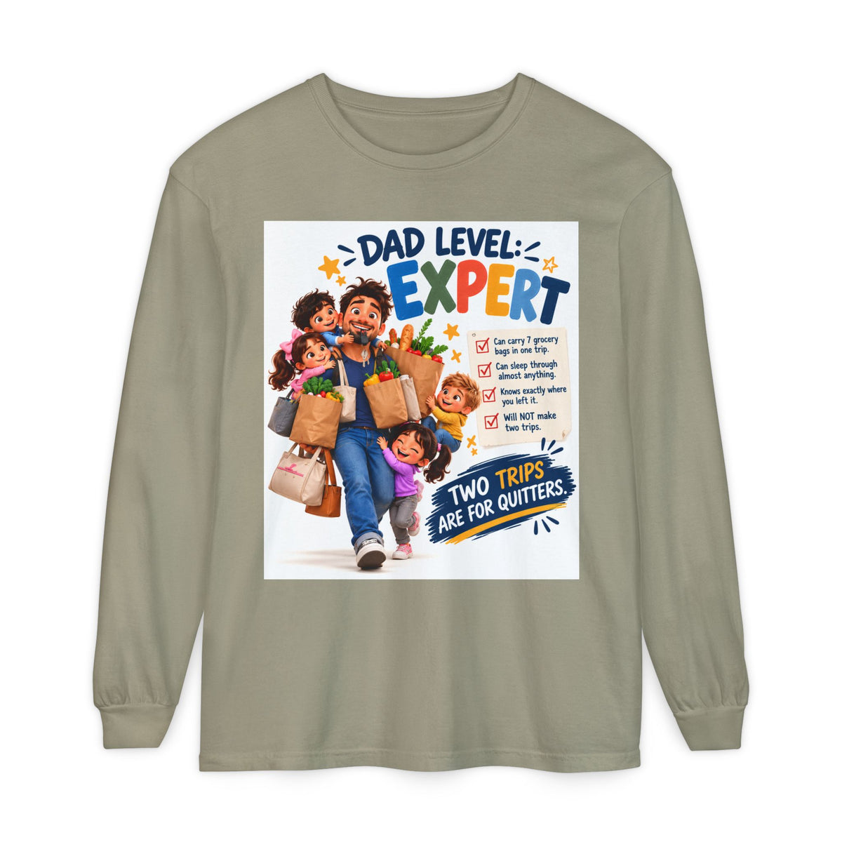 Dad Level Expert Long Sleeve T-Shirt