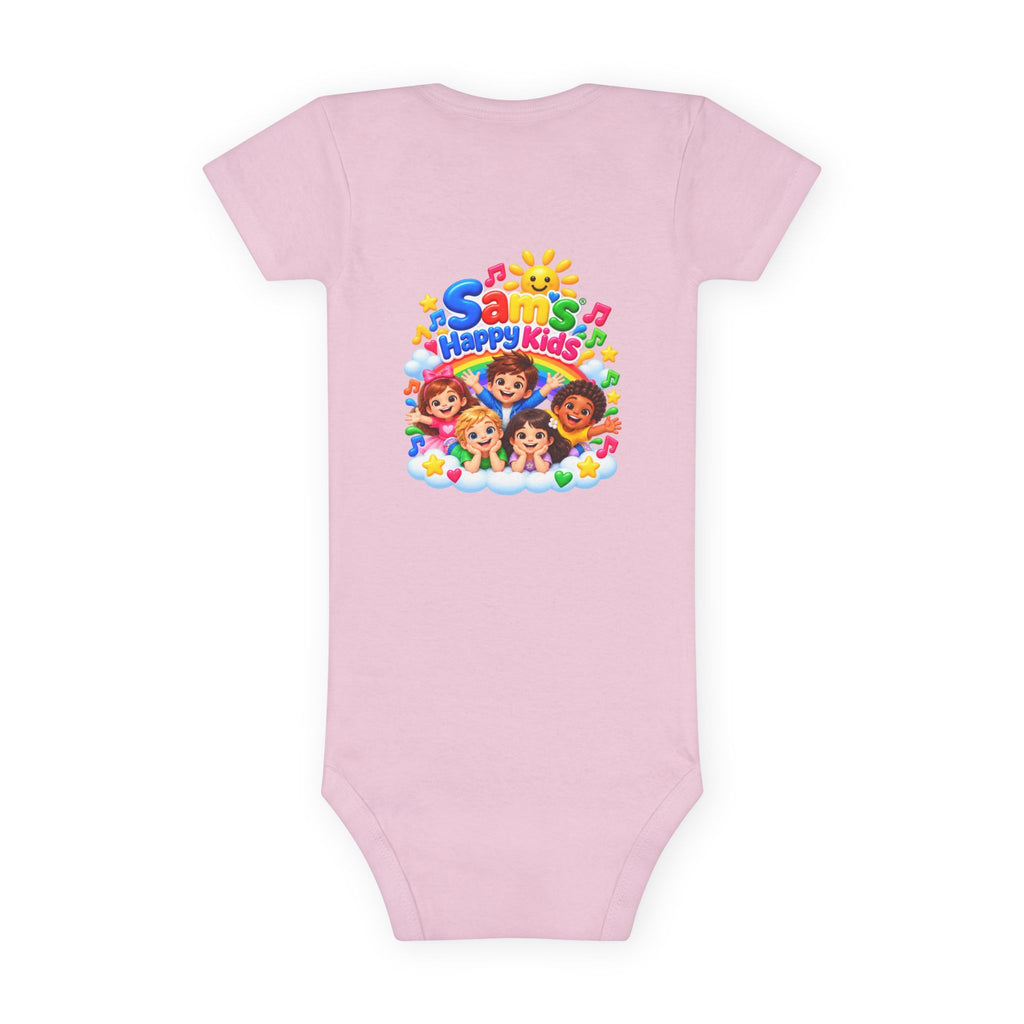 Happy Kids Musical Baby Onesie – Colorful Sun & Smiling Faces
