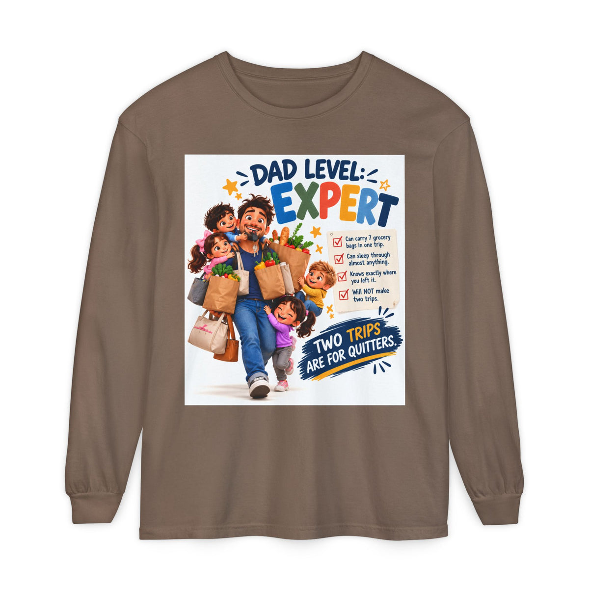 Dad Level Expert Long Sleeve T-Shirt