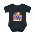 Happy Kids Infant Bodysuit — Colorful 'Sam's Happy Kids' Baby Onesie
