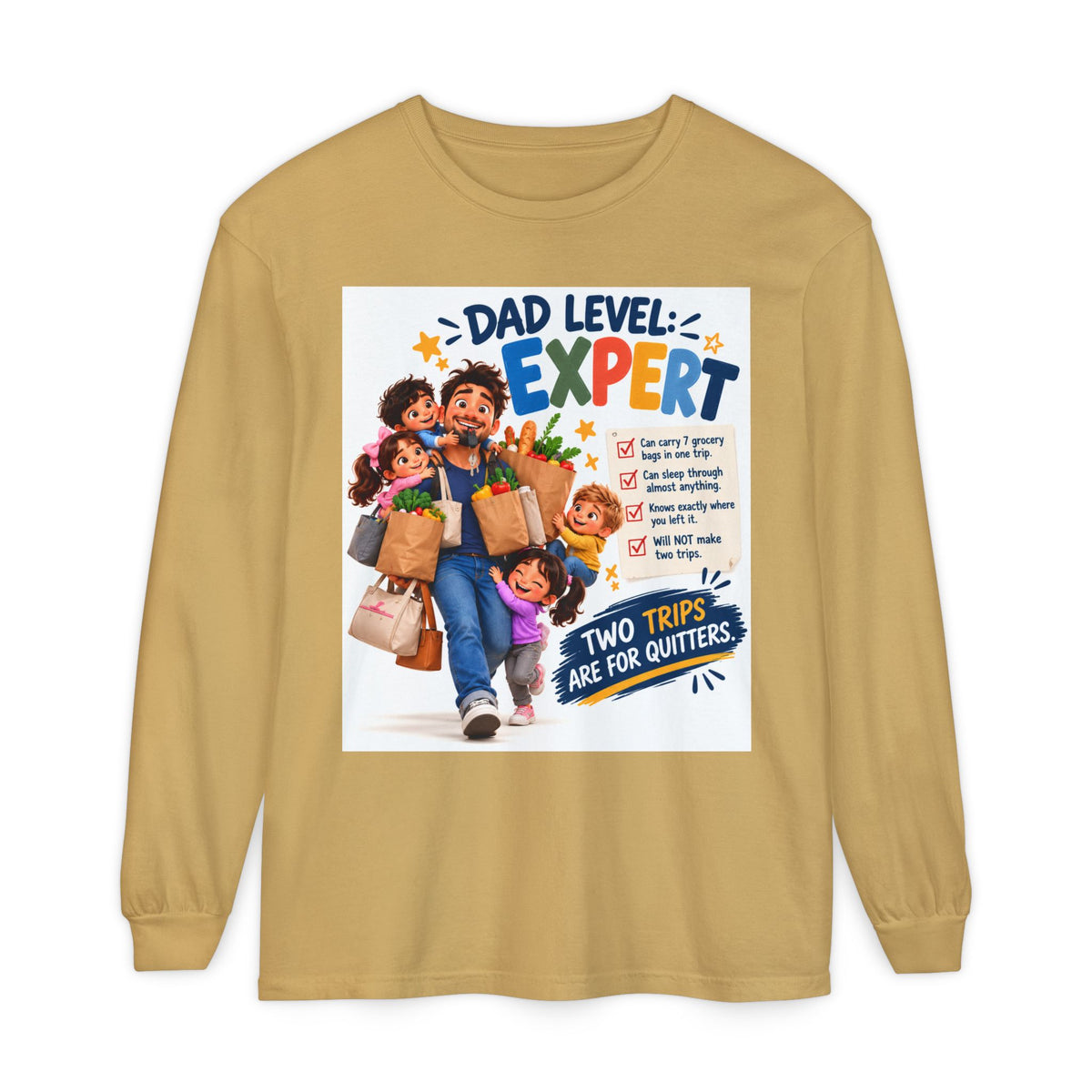 Dad Level Expert Long Sleeve T-Shirt