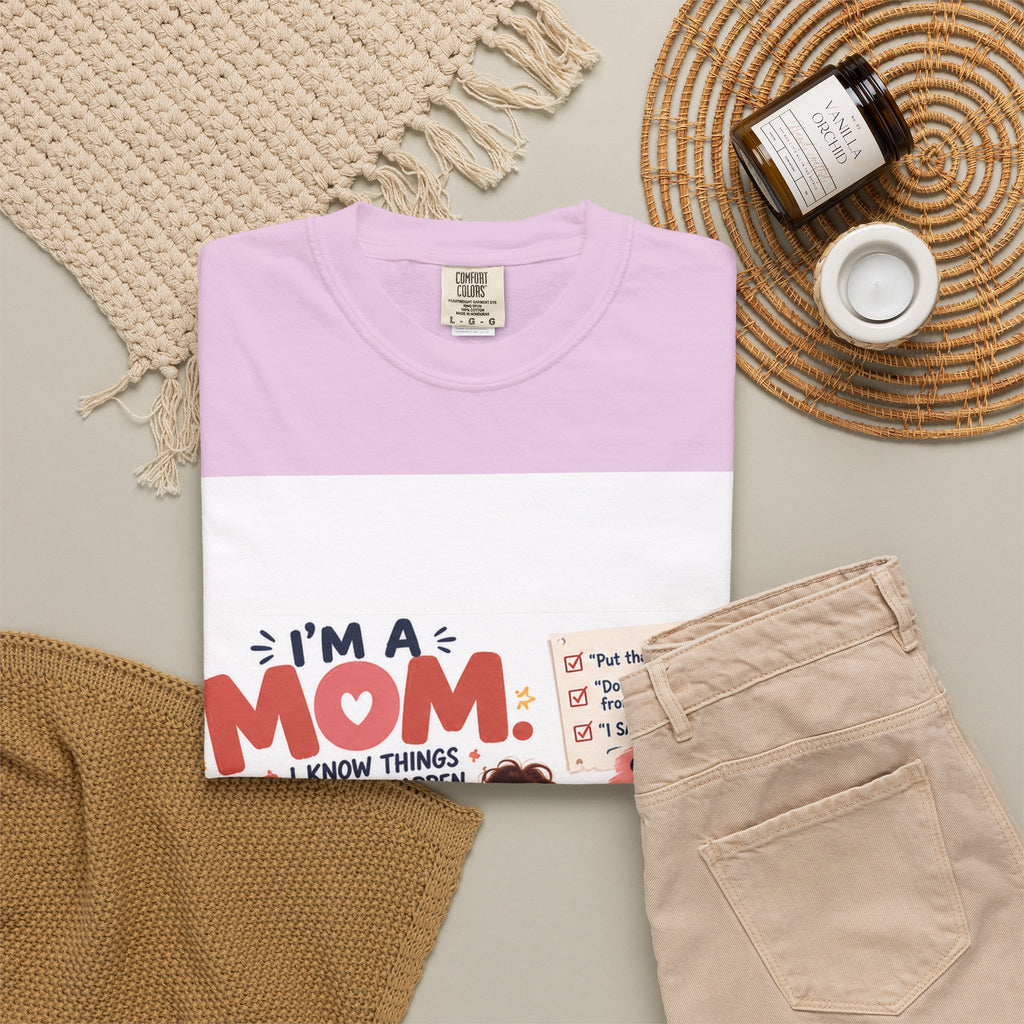 I'm a Mom Graphic T-Shirt – Funny Motherhood Family Design