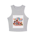 Racer Tank - "I Made Tiny Humans" Cute Mom Graphic Tank Top