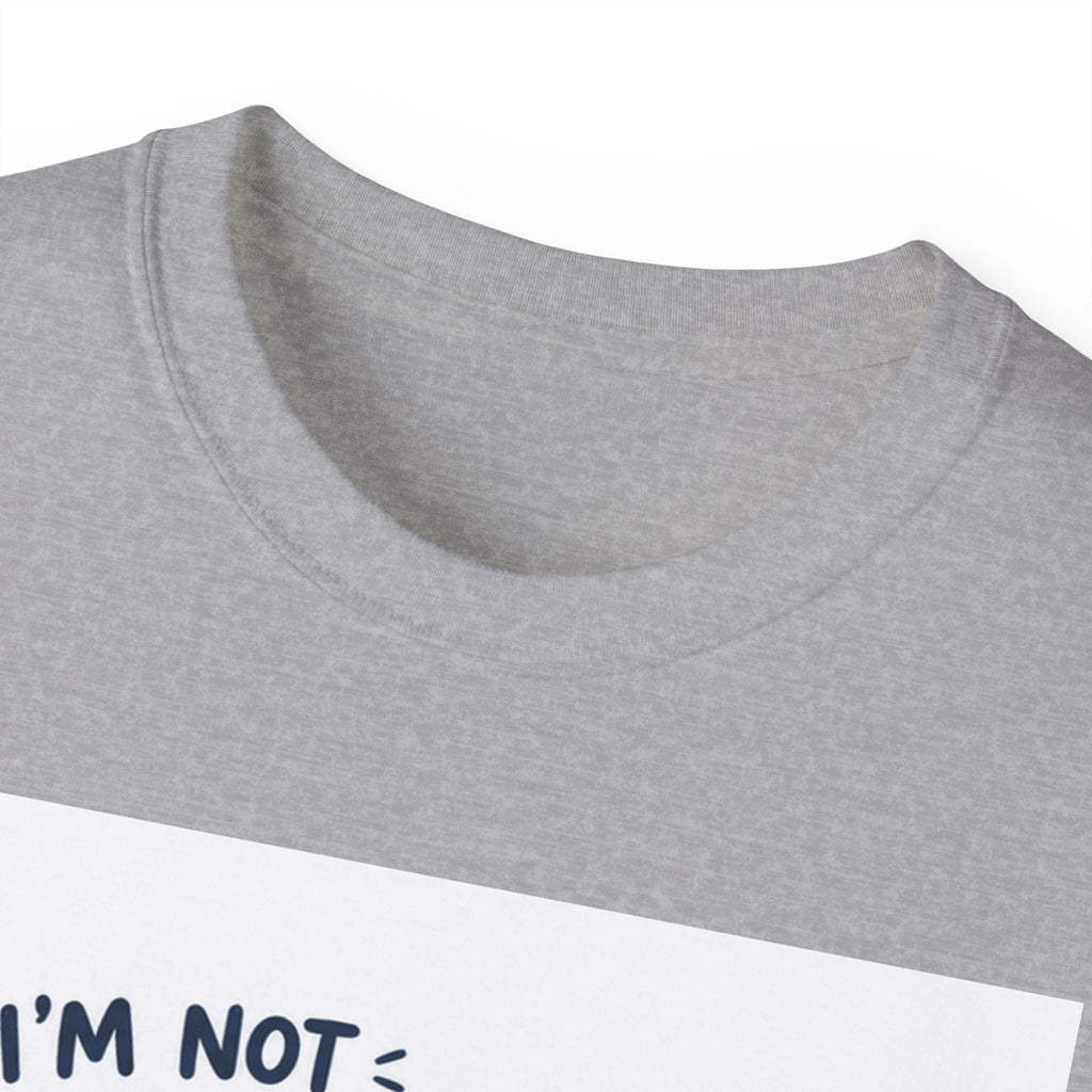 Kids' T-Shirt — "I'm Not Messy... I'm Creative!" Cute Boy & Puppy Art