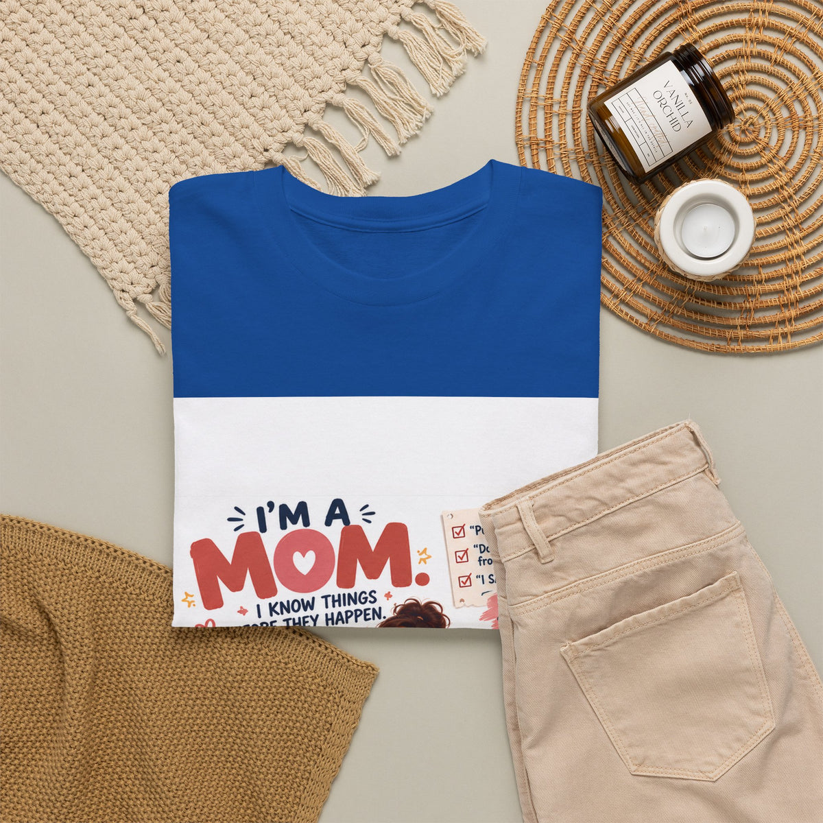 Mom Life T-Shirt — "I'm a Mom, I Know Things Before They Happen" Cute Family Graphic Tee