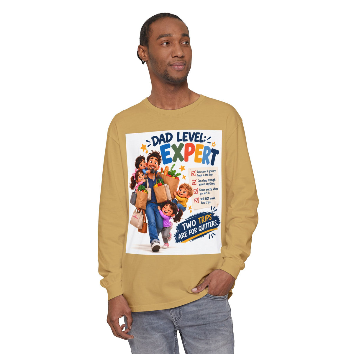 Dad Level Expert Long Sleeve T-Shirt