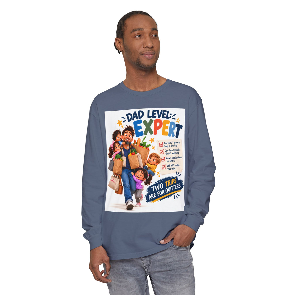 Dad Level Expert Long Sleeve T-Shirt