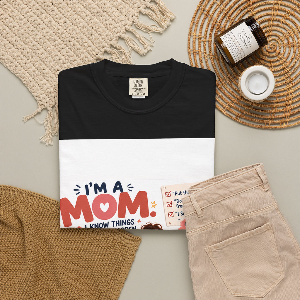 I'm a Mom Graphic T-Shirt – Funny Motherhood Family Design