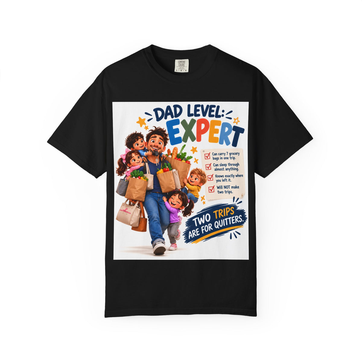 Dad Level: Expert Family Trip T-Shirt