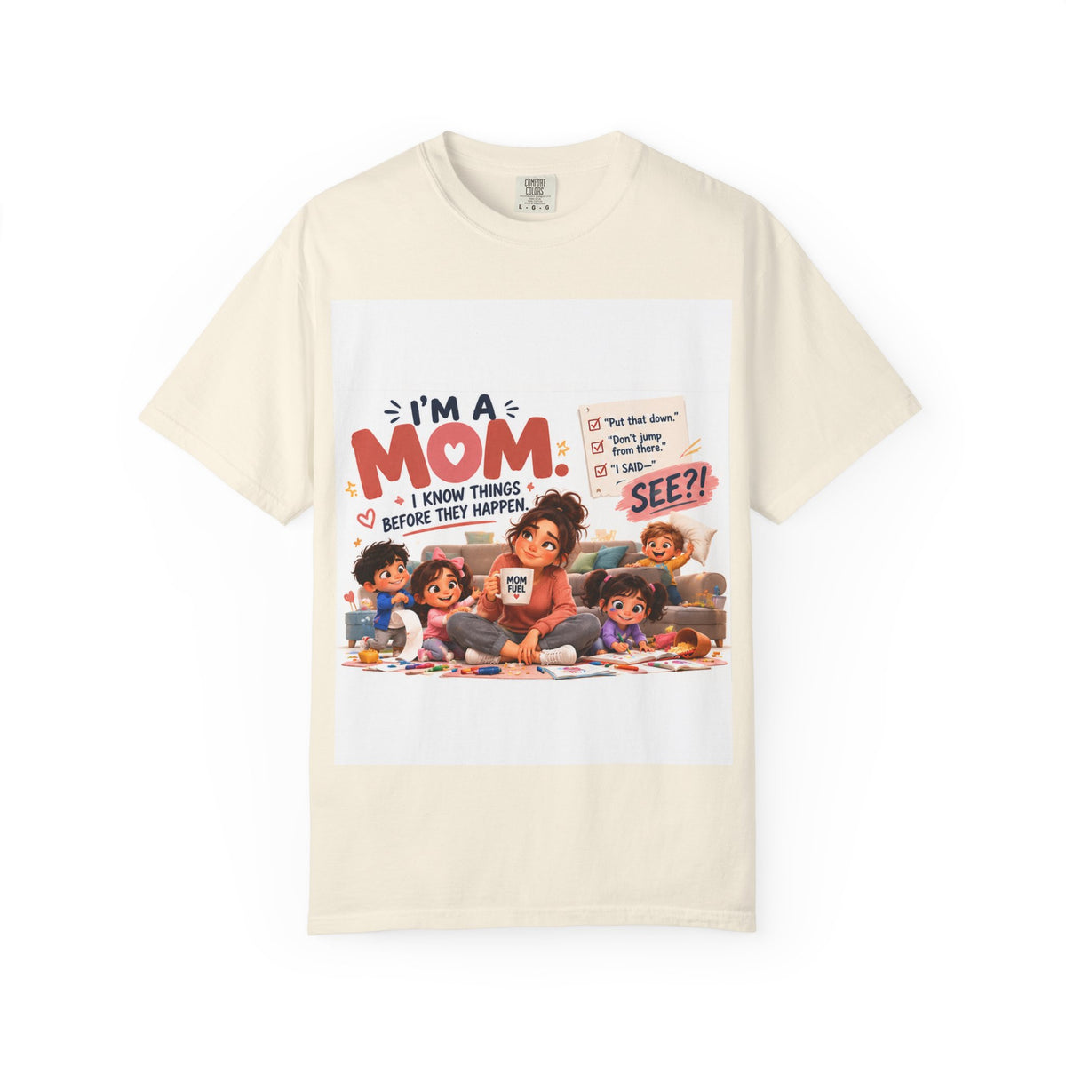 I'm a Mom Graphic T-Shirt – Funny Motherhood Family Design