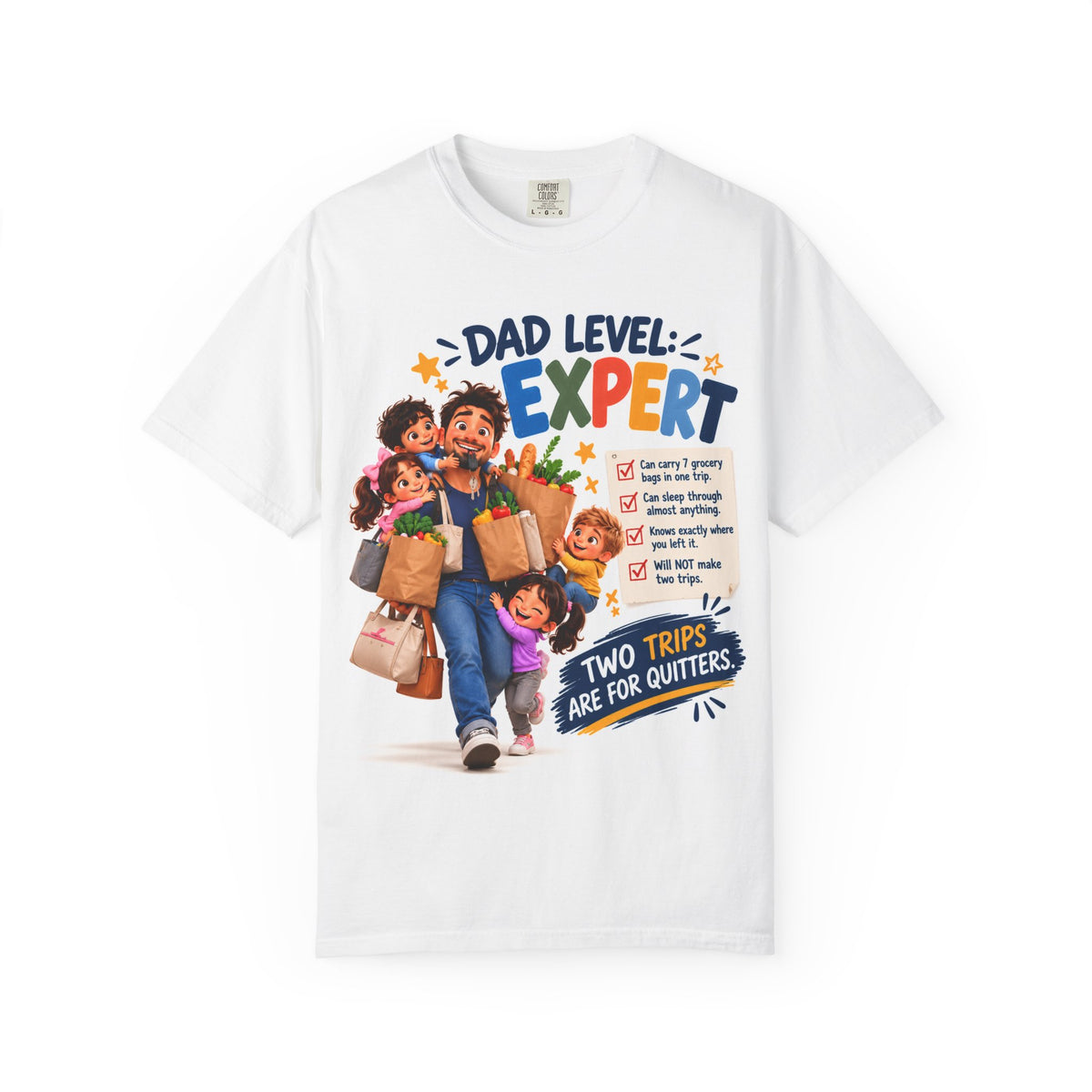Dad Level: Expert Family Trip T-Shirt