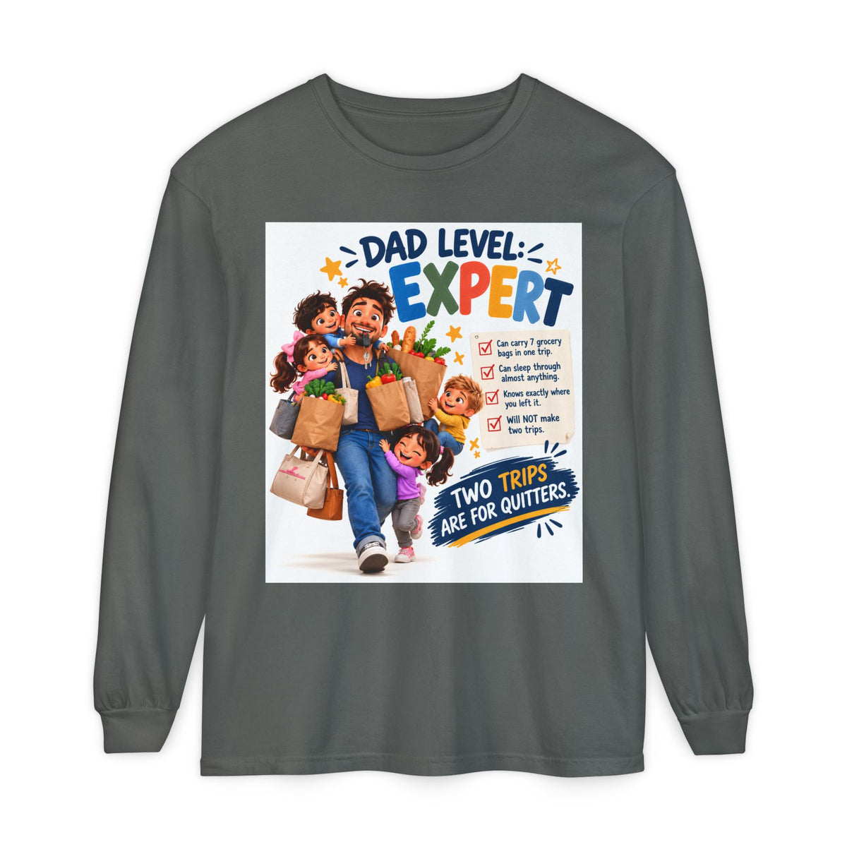 Dad Level Expert Long Sleeve T-Shirt