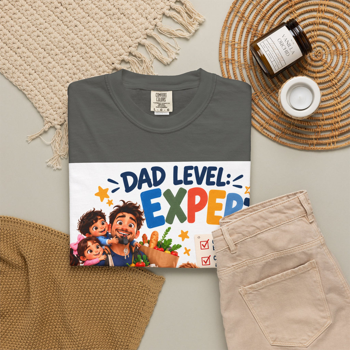 Dad Level: Expert Family Trip T-Shirt