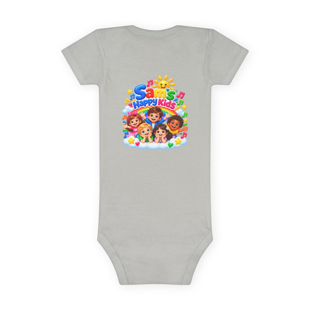 Happy Kids Musical Baby Onesie – Colorful Sun & Smiling Faces