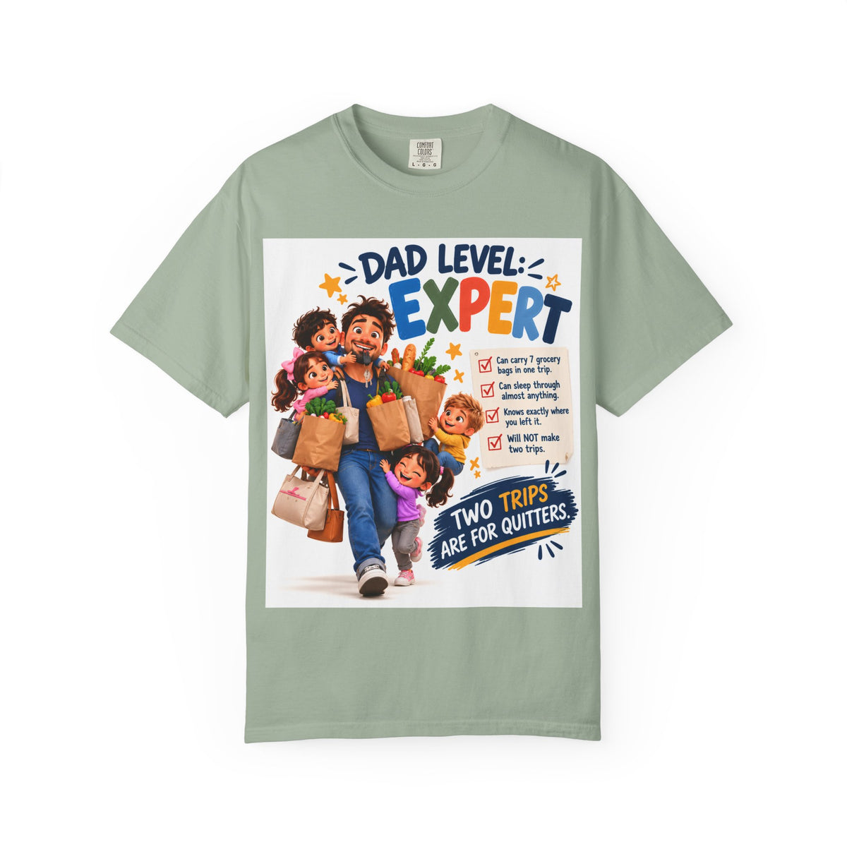 Dad Level: Expert Family Trip T-Shirt