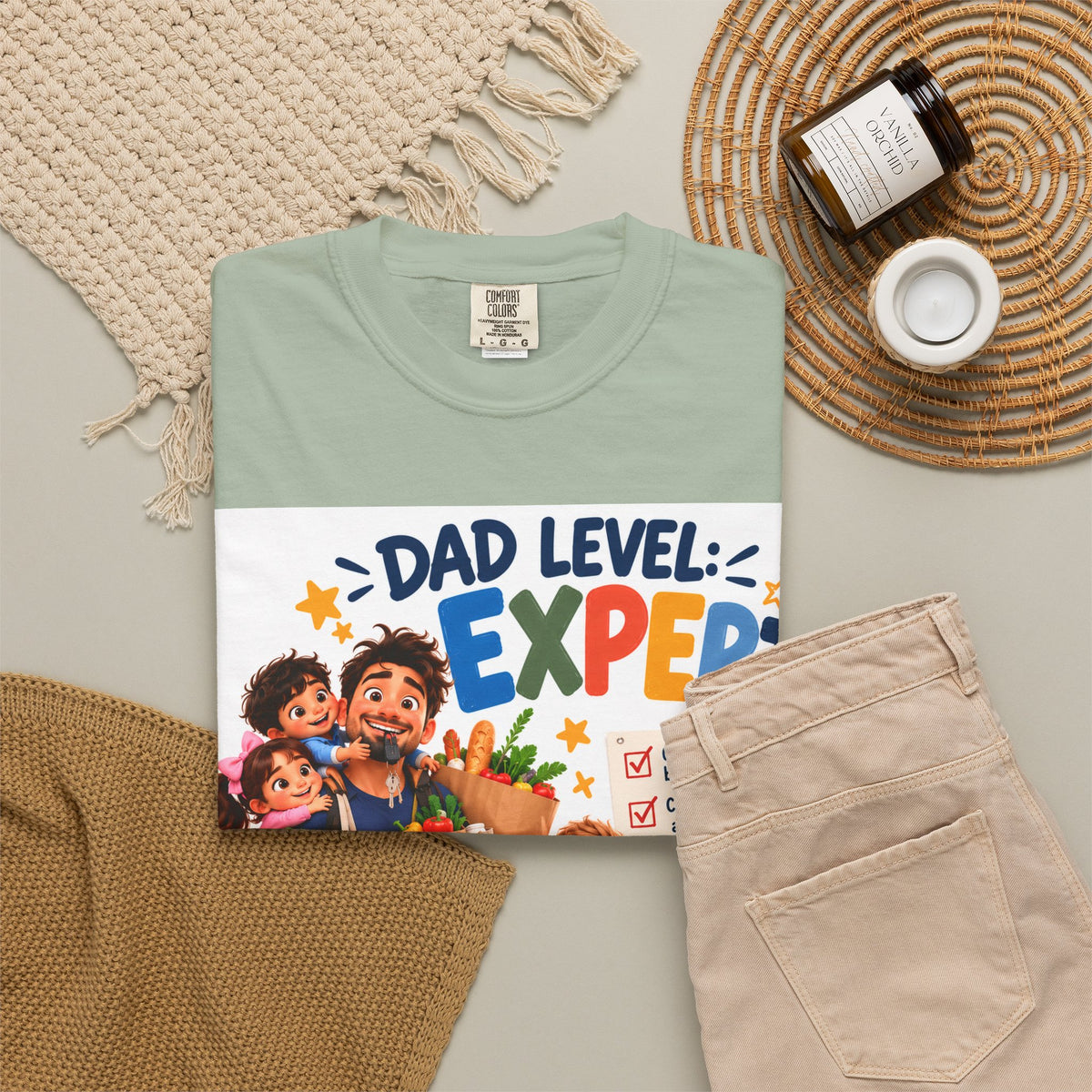 Dad Level: Expert Family Trip T-Shirt