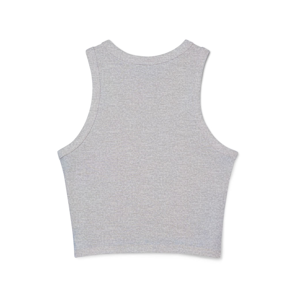 Racer Tank - "I Made Tiny Humans" Cute Mom Graphic Tank Top