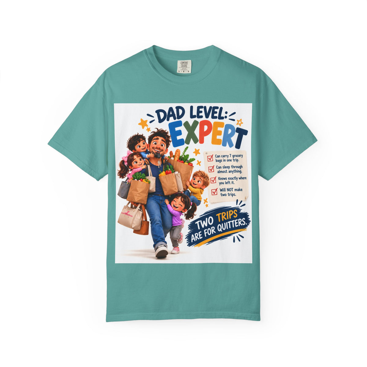 Dad Level: Expert Family Trip T-Shirt