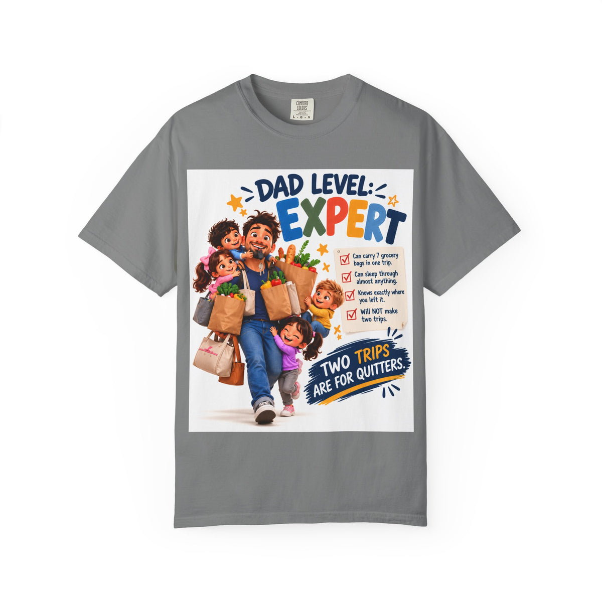 Dad Level: Expert Family Trip T-Shirt