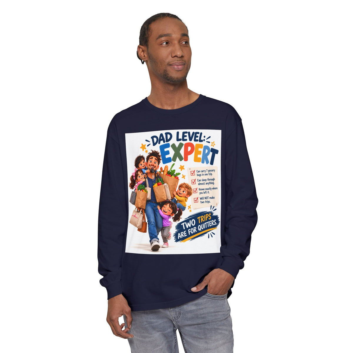 Dad Level Expert Long Sleeve T-Shirt