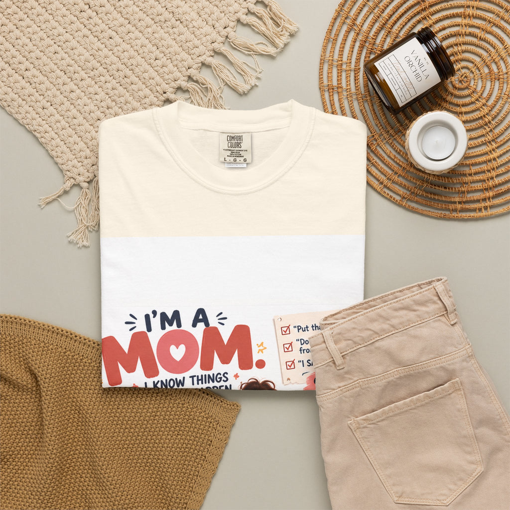 I'm a Mom Graphic T-Shirt – Funny Motherhood Family Design