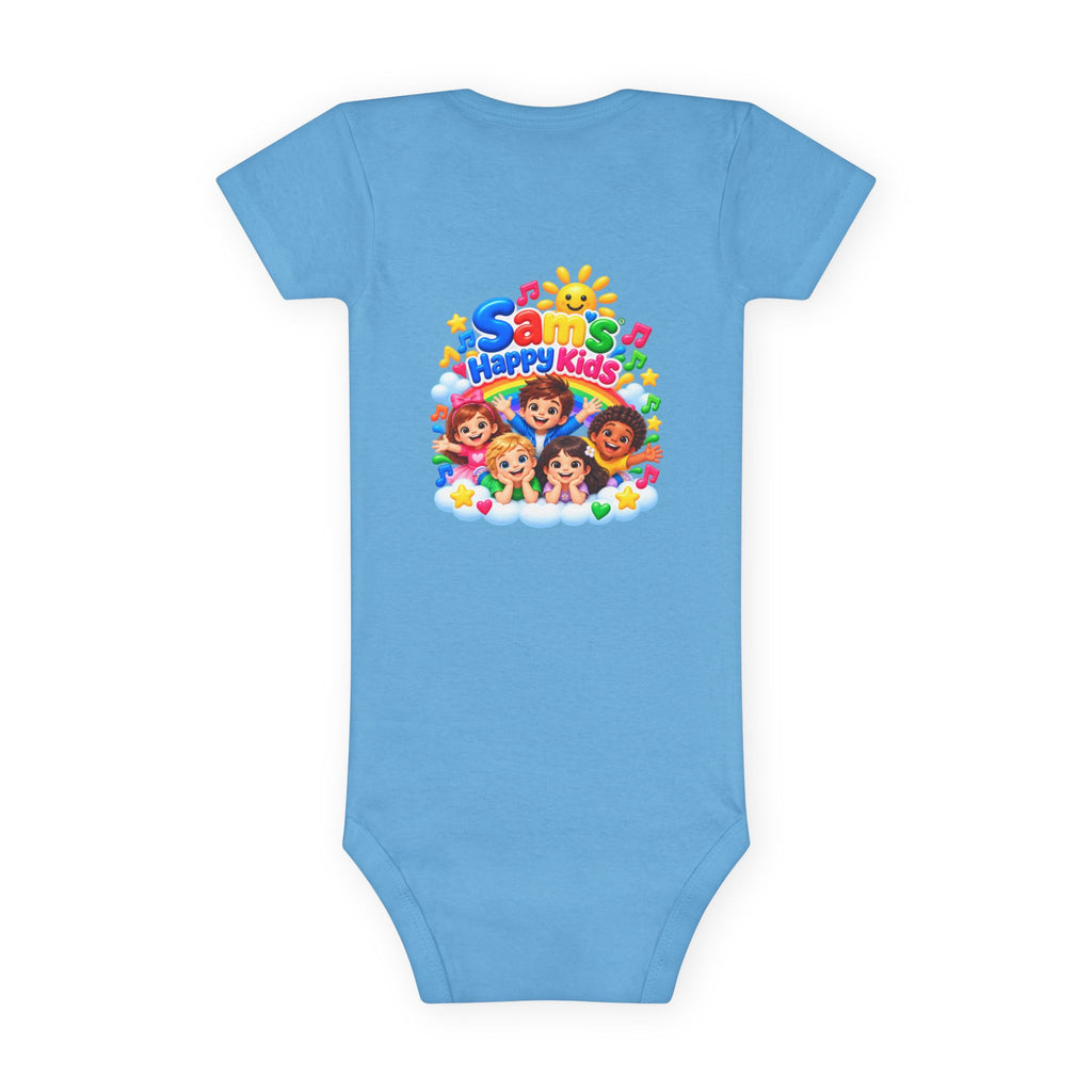 Happy Kids Musical Baby Onesie – Colorful Sun & Smiling Faces