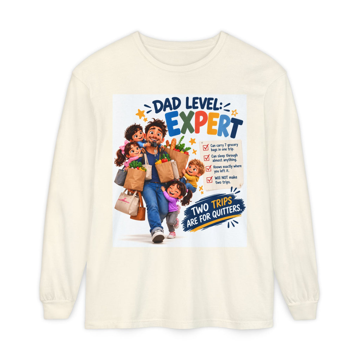 Dad Level Expert Long Sleeve T-Shirt