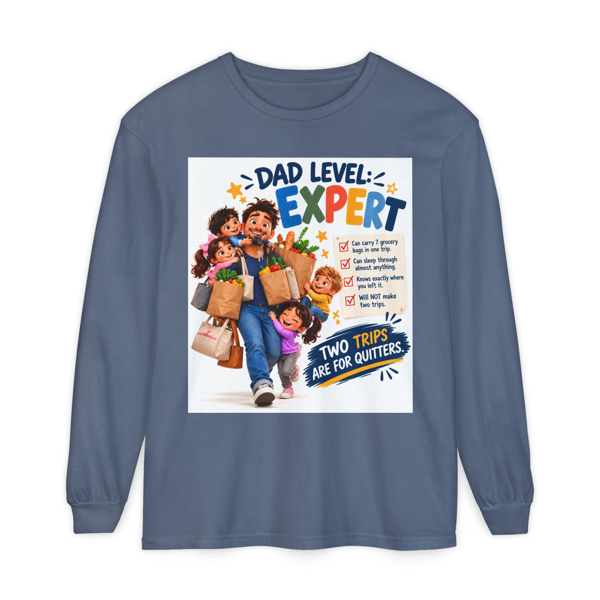 Dad Level Expert Long Sleeve T-Shirt