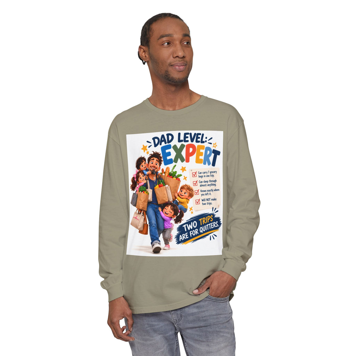 Dad Level Expert Long Sleeve T-Shirt