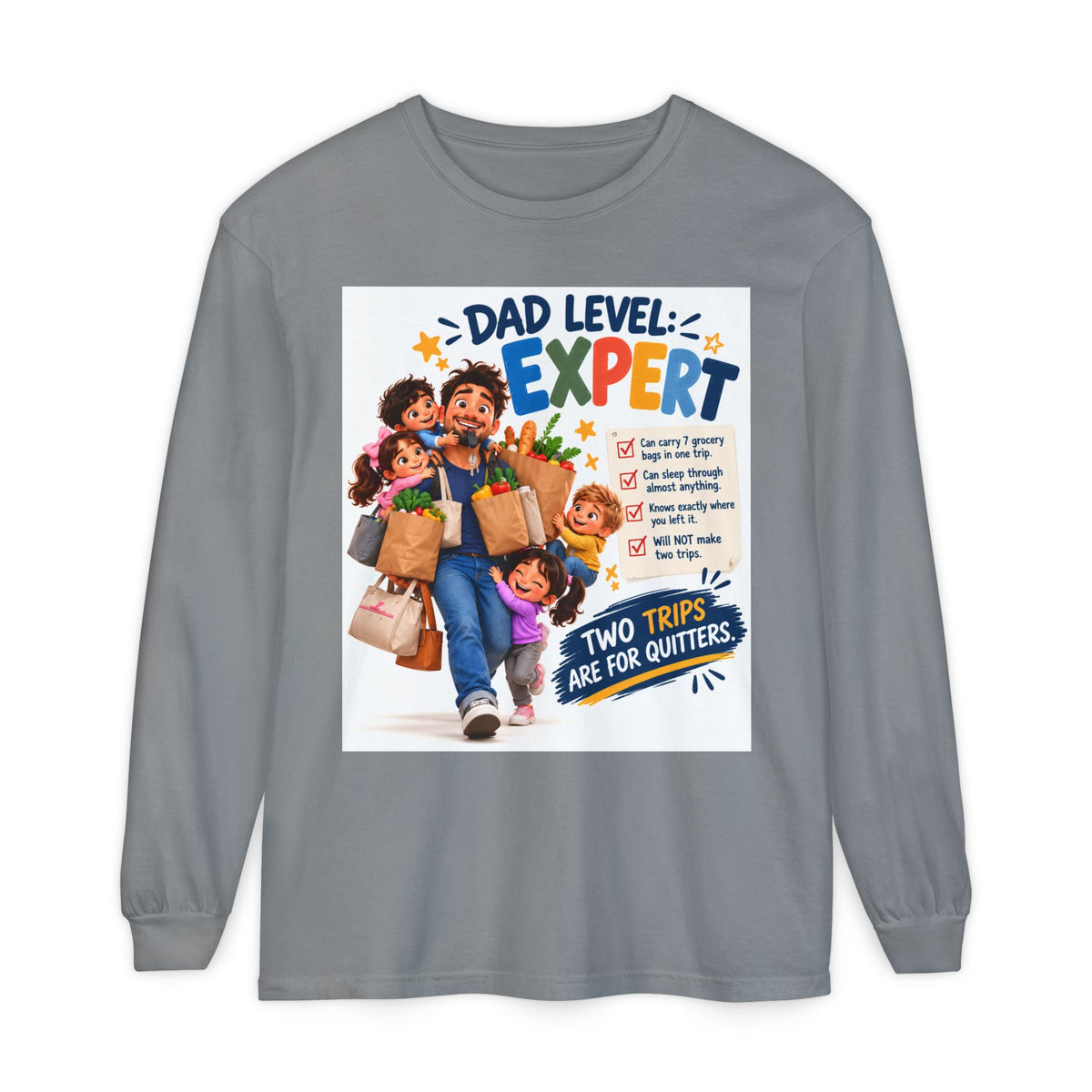 Dad Level Expert Long Sleeve T-Shirt