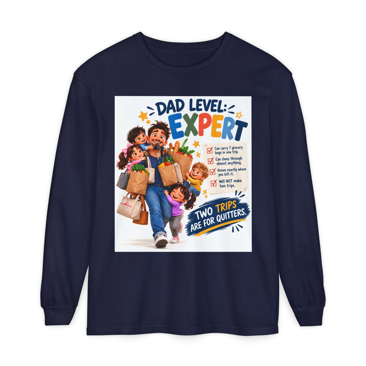 Dad Level Expert Long Sleeve T-Shirt