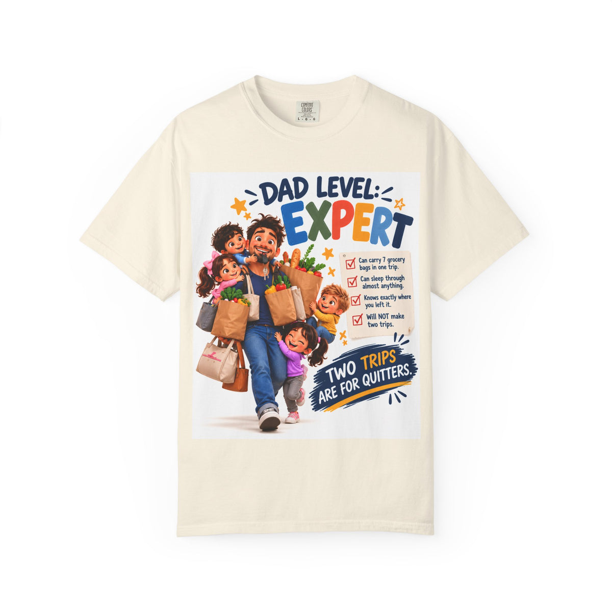 Dad Level: Expert Family Trip T-Shirt