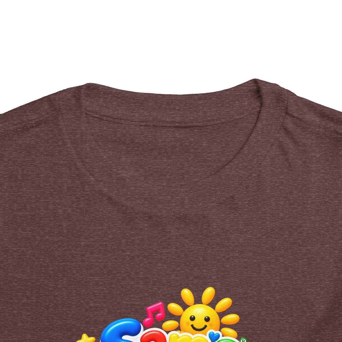 Toddler Tee — "Sam's Happy Kids" Colorful Cartoon Kids Graphic